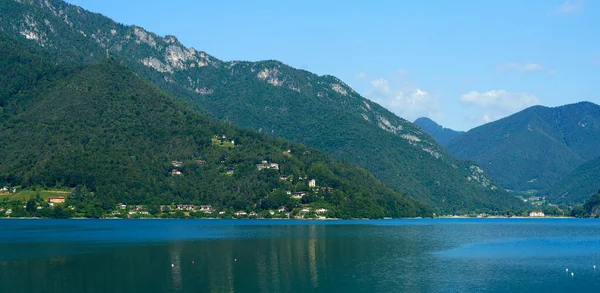 Jezioro Ledro Trento Trentino Alto Adige Włochy Latem — Zdjęcie stockowe