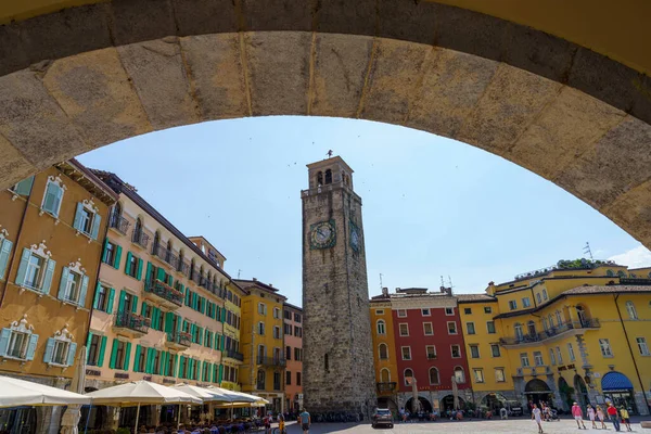 Riva Del Garda Trentino Antica Città Turistica Sul Lago Garda — Foto Stock