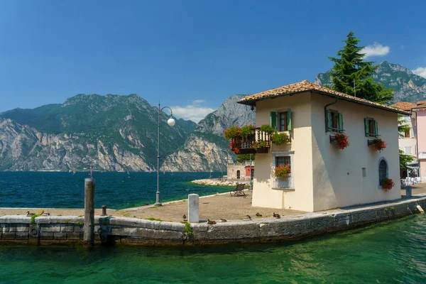 Lago Garda Torbole Trento Trentino Alto Adigio Italia Verano —  Fotos de Stock