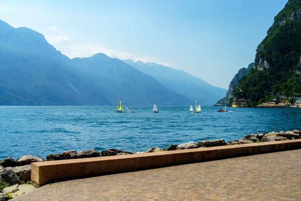 Lago Garda Riva Del Garda Trento Trentino Alto Adigio Italia — Foto de Stock