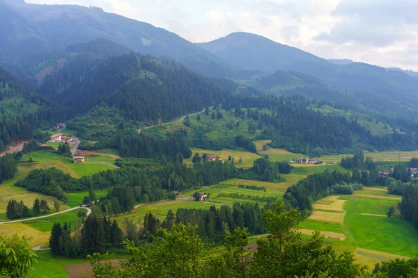 Berglandschaft Bei Tesero Fleimstal Dolomiten Trentino Südtirol Italien Sommer — Stockfoto