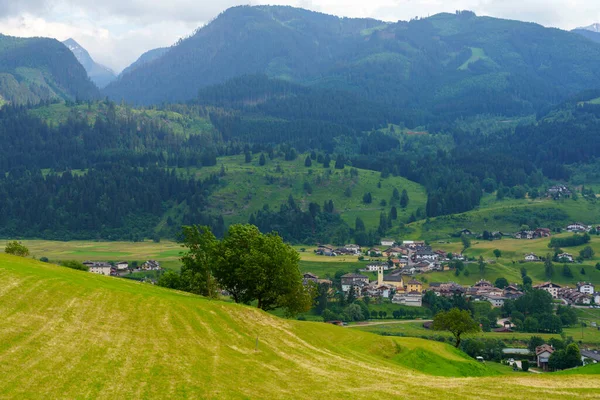 Horská Krajina Blízkosti Cavalese Údolí Fiemme Dolomity Trentino Alto Adige — Stock fotografie