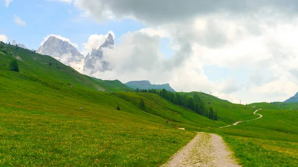 Paesaggio Montano Delle Dolomiti Estate Nella Val Venegia Trento Trentino — Foto Stock