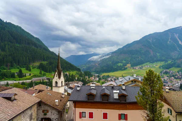 Uitzicht Moena Trento Trentino Alto Adige Italië Dolomieten Zomer — Stockfoto