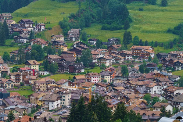 Vista Moena Trento Trentino Alto Adige Itália Nas Dolomitas Verão — Fotografia de Stock