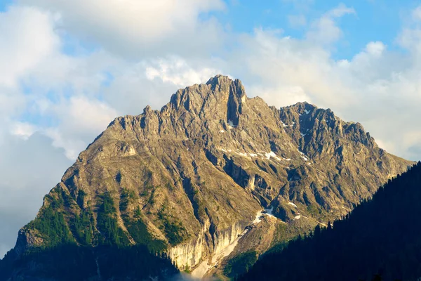 Berglandschaft Sommer Entlang Der Straße Zum Fedaia Pass Dolomiten Provinz — Stockfoto