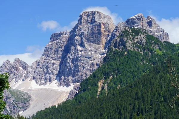 Bergslandskap Längs Vägen Till Forcella Staulanza Vid Selva — Stockfoto