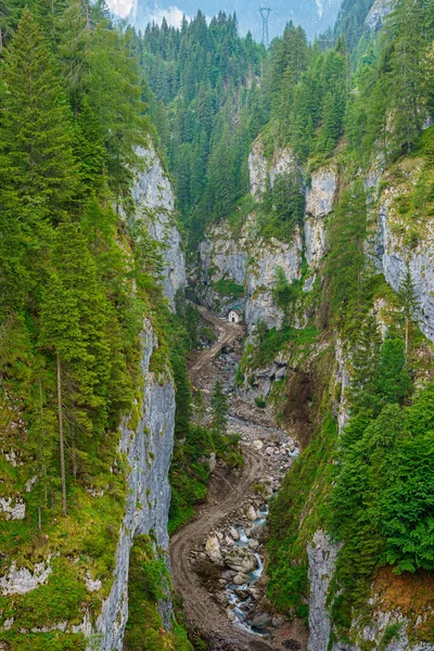 Schlucht Von Serrai Sottoguda Cadore Belluno Venetien Italien Zerstört Durch — Stockfoto