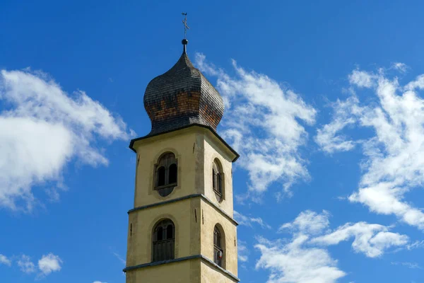 Średniowieczny Kościół Santa Fosca Pescul Selva Cadore Dolomity Prowincja Belluno — Zdjęcie stockowe