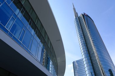 Porta Nuova, Milan, Lombardy, İtalya 'daki modern binalar