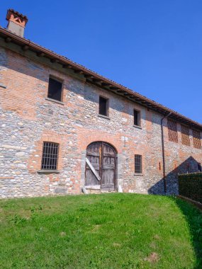 Old house at Brenna, town in Como province, Lombardy, Italy