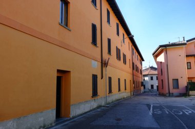 Old house at Brenna, town in Como province, Lombardy, Italy