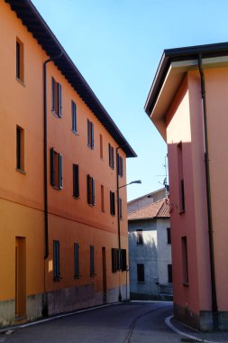 Old house at Brenna, town in Como province, Lombardy, Italy
