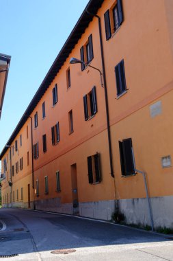 Old house at Brenna, town in Como province, Lombardy, Italy