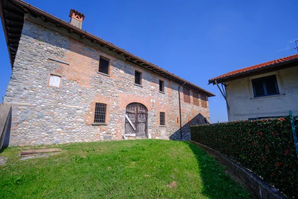 Old house at Brenna, town in Como province, Lombardy, Italy
