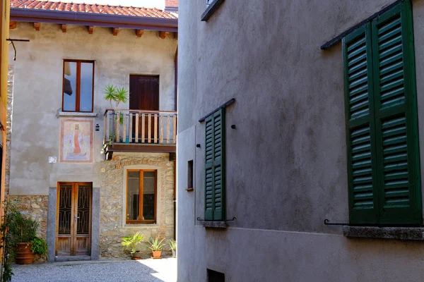 Old house at Brenna, town in Como province, Lombardy, Italy
