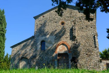 Medieval basilica of San Vincenzo in Galliano at Cantu, Como province, Lombardy, Italy