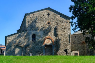 Medieval basilica of San Vincenzo in Galliano at Cantu, Como province, Lombardy, Italy
