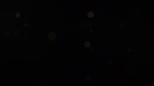 ダスト粒子の動きボケぼやけた斑点フロート — ストック動画