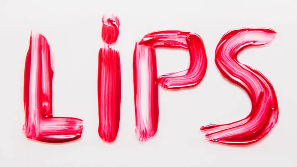 Maquillage artistique cosmétique décorative rouge à lèvres — Photo