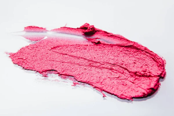 Catalogue cosmétique palette de couleurs échantillon rouge à lèvres — Photo