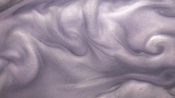 Поток краски фантазия облако мерцающее движение чернил — стоковое видео