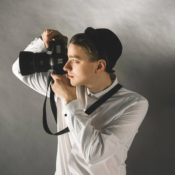 Professional photographer creative occupation — Stock Photo, Image