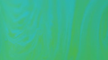 Mermer boya. Soyut lekeler. Odaklanamayan yeşil mavi renk akrilik sanat arka planında akan kimyasal su sıvısı emülsiyonu sıçratır.