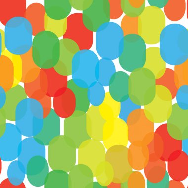 Renkli baloncuklar vektör seamless modeli