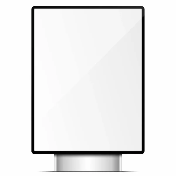 Fond d'écran LCD blanc . — Image vectorielle