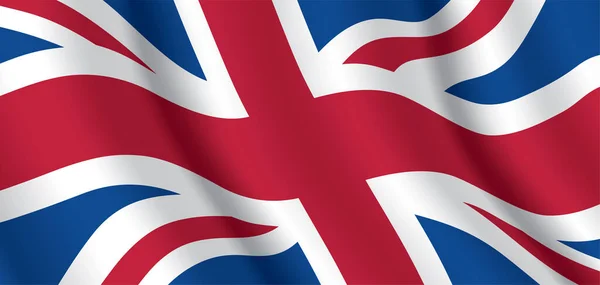 Bandeira nacional britânica . — Vetor de Stock
