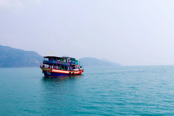 Bangbao Baia Barca Acqua Koh Chang Thailandia — Foto Stock