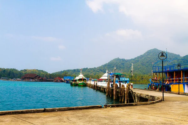 Bangboa Bay Harbor Koh Chang Thailand — Stock Photo, Image