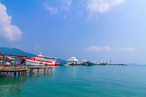 Porto Bangbao Baia Bella Con Cielo Koh Chang Thailandia — Foto Stock