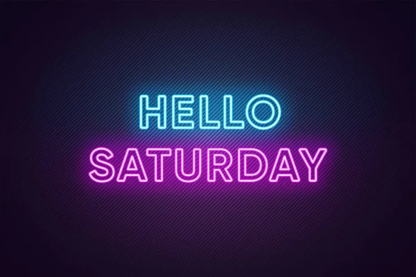 Grafika wektorowa Hello saturday sign, obrazy wektorowe, Hello saturday  sign ilustracje i kliparty