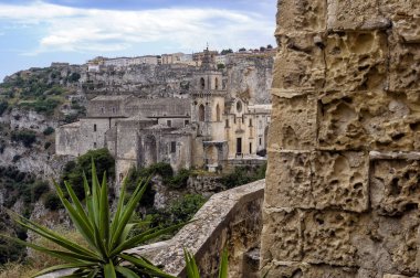Matera, şehir taş, kiliseler.