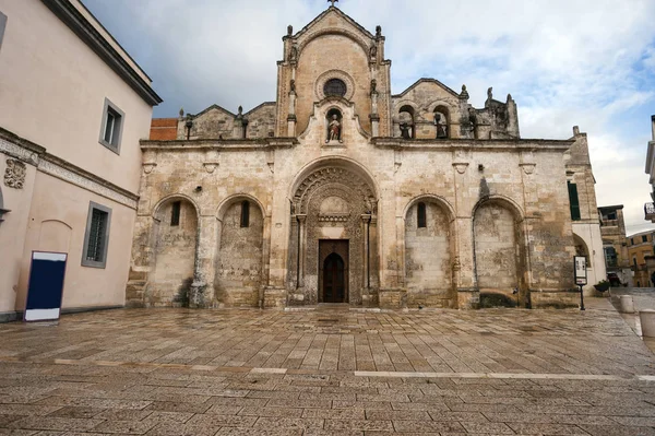 Matera Stadt Der Steine Kirchen — Stockfoto