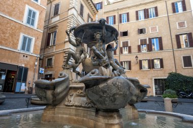 Roma'da Yahudi gettosu.