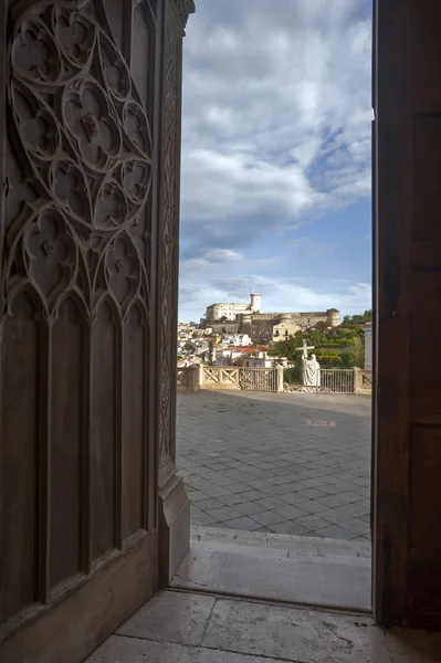 Híres Katedrális San Francesco Gaeta Lazio — Stock Fotó