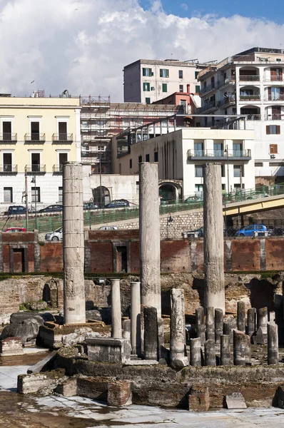 Restos Arqueológicos Serapeum Pozzuoli Nápoles — Fotografia de Stock
