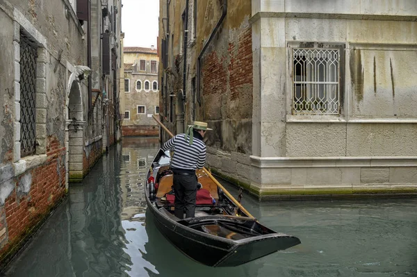 Famous Gondolas Venice Italy — Stock Photo, Image