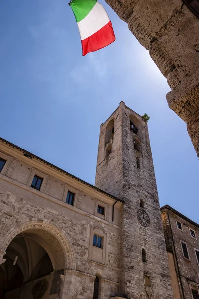 Gamla Medeltida Citadellet Narni Umbrien Italien — Stockfoto