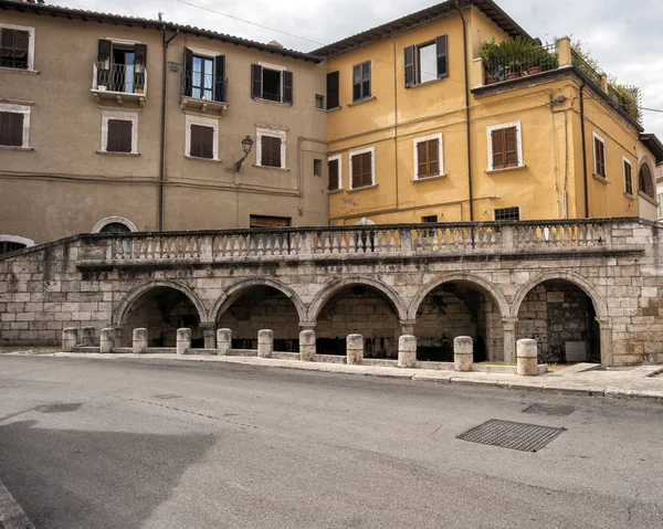 Famosa Ciudad Ascoli Piceno Las Marcas Italia — Foto de Stock