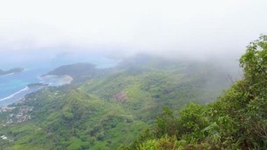 Mahe Island, Panorama formu Morne Blanc View Point, Seyşel Adaları 1