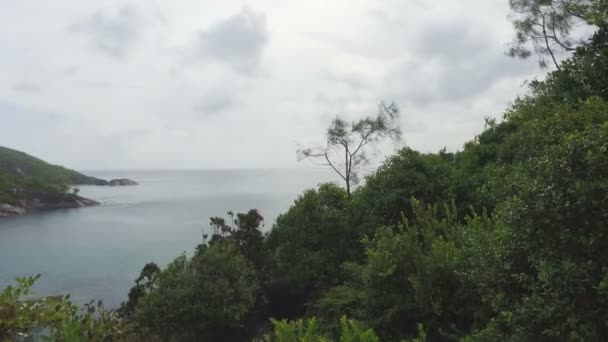 Panorama De L'océan Indien Et De L'anse Major Beach, Ile Mahe, Seychelles 1 