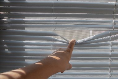 Parmaklar pencereyi gerdi, panjurlar dışarı baktı..