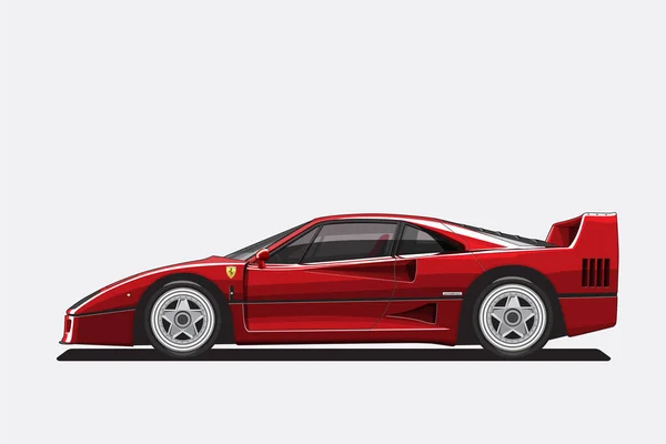 Supercar Vector Formato Archivo Capas Separadas Puede Optar Por Cambiar — Vector de stock