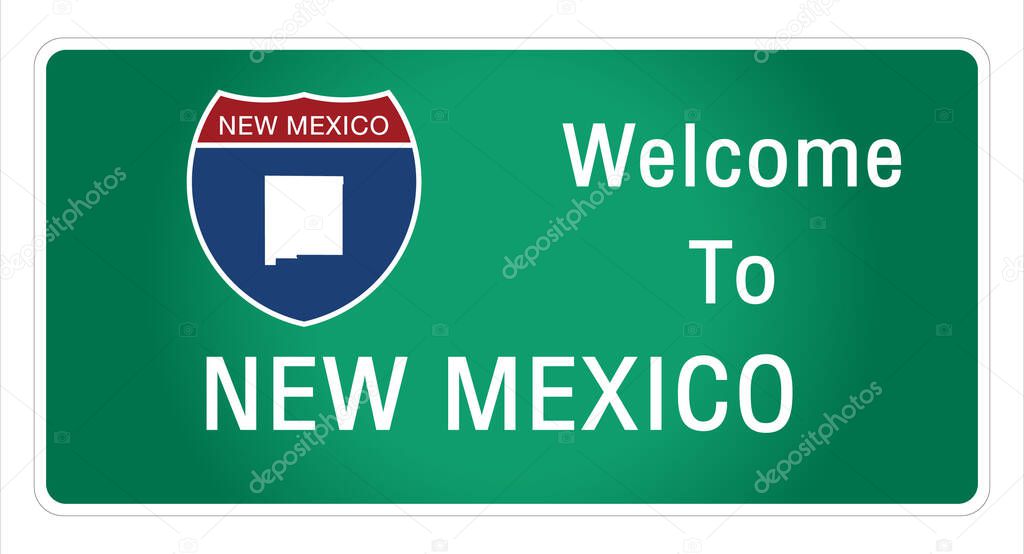 Señal de carretera Bienvenido a la señalización en la carretera en