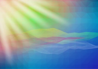 Rastgele Renk Üçgeni Arkaplan vektör çizicisi