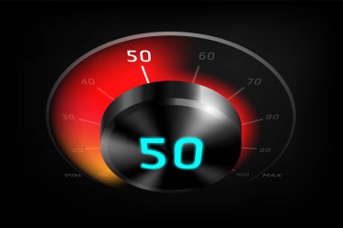 Elektrik teçhizatı için% 50 Siyah Metal Krom Dönen Renkli Işık Seviyesi.